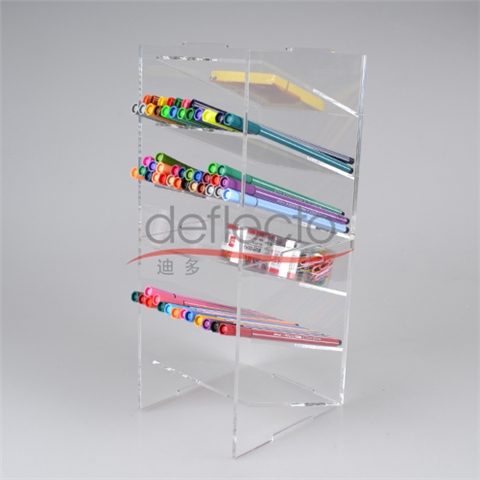迪多-有机玻璃文具收纳架